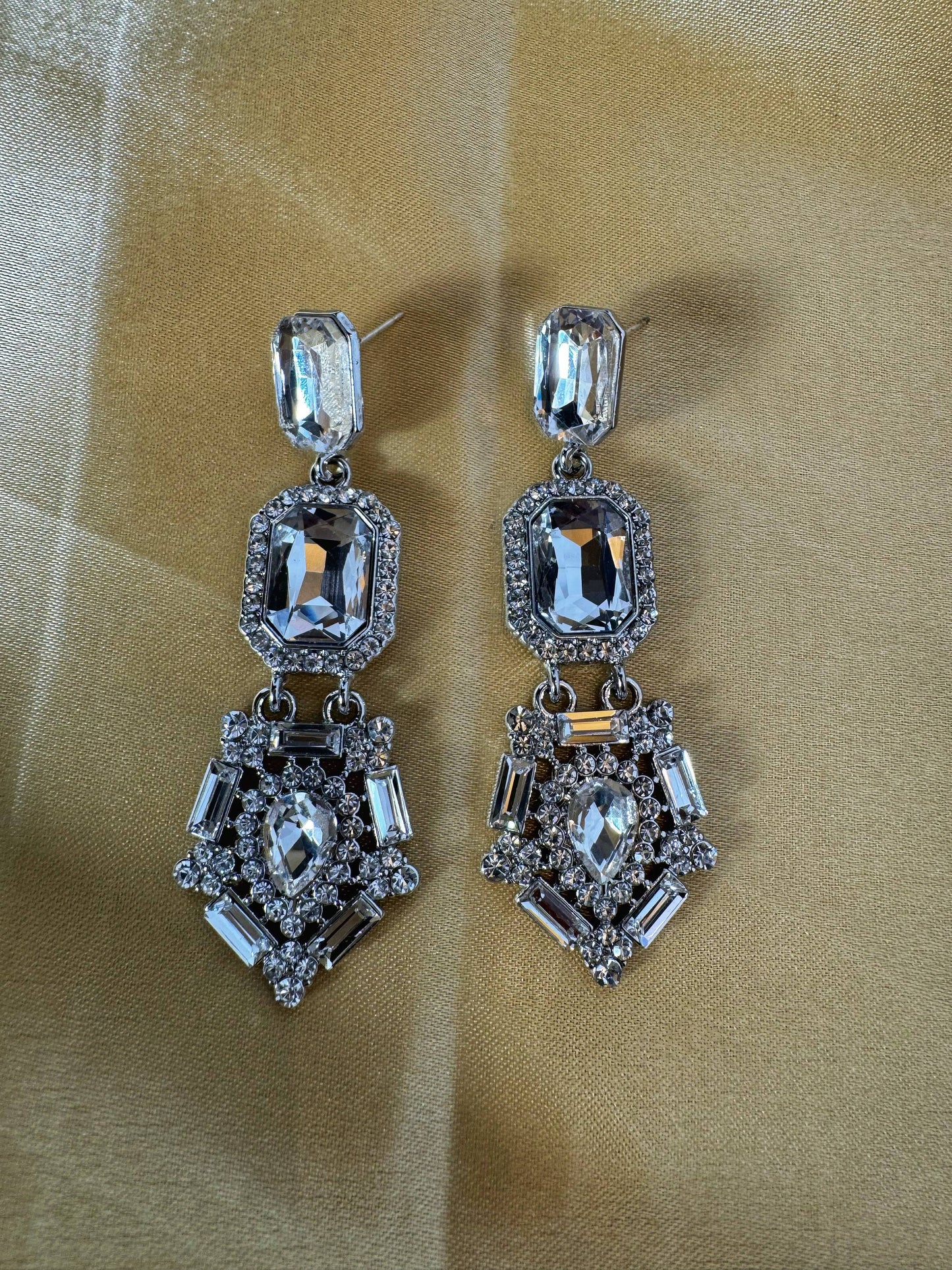 Silver Stone Earrings - The Brand By Teneshia B.