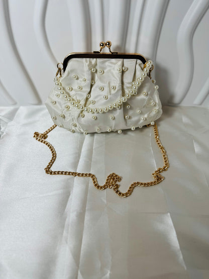 Pearl Embellished Clutch