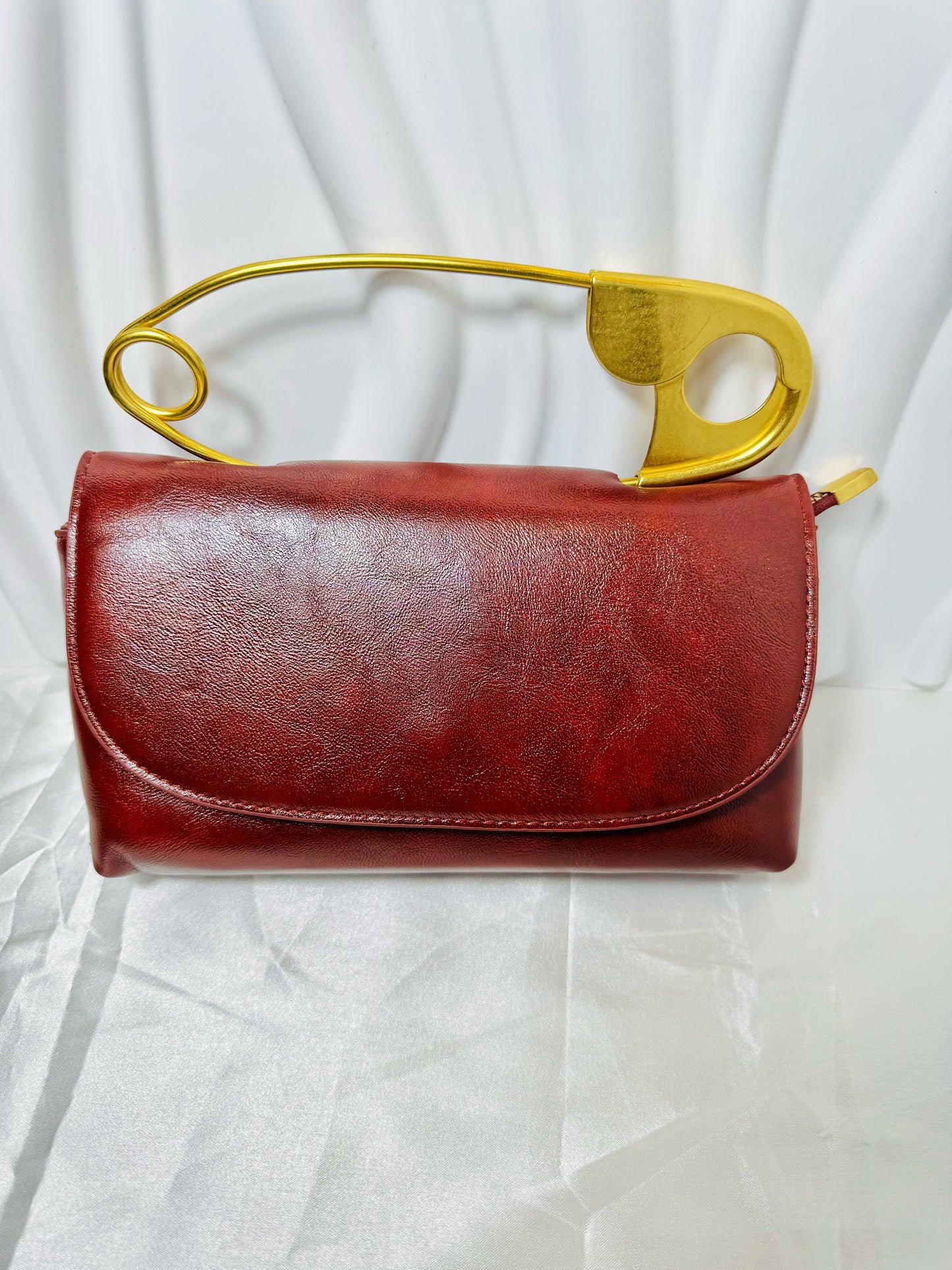 Golden Pin Clutch Bag