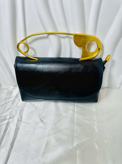 Golden Pin Clutch Bag