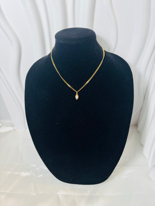 Champagne Pendant Necklace
