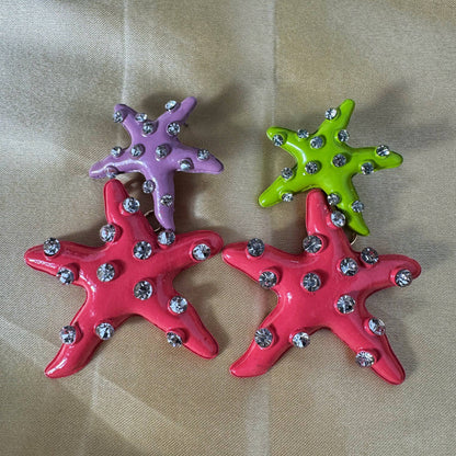 Colorful Starfish Earrings - The Brand By Teneshia B.