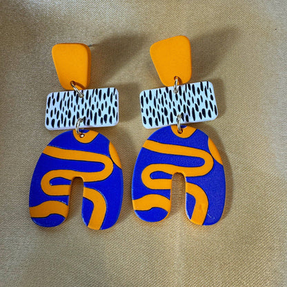 Tribal Swirl Earrings - The Brand By Teneshia B.