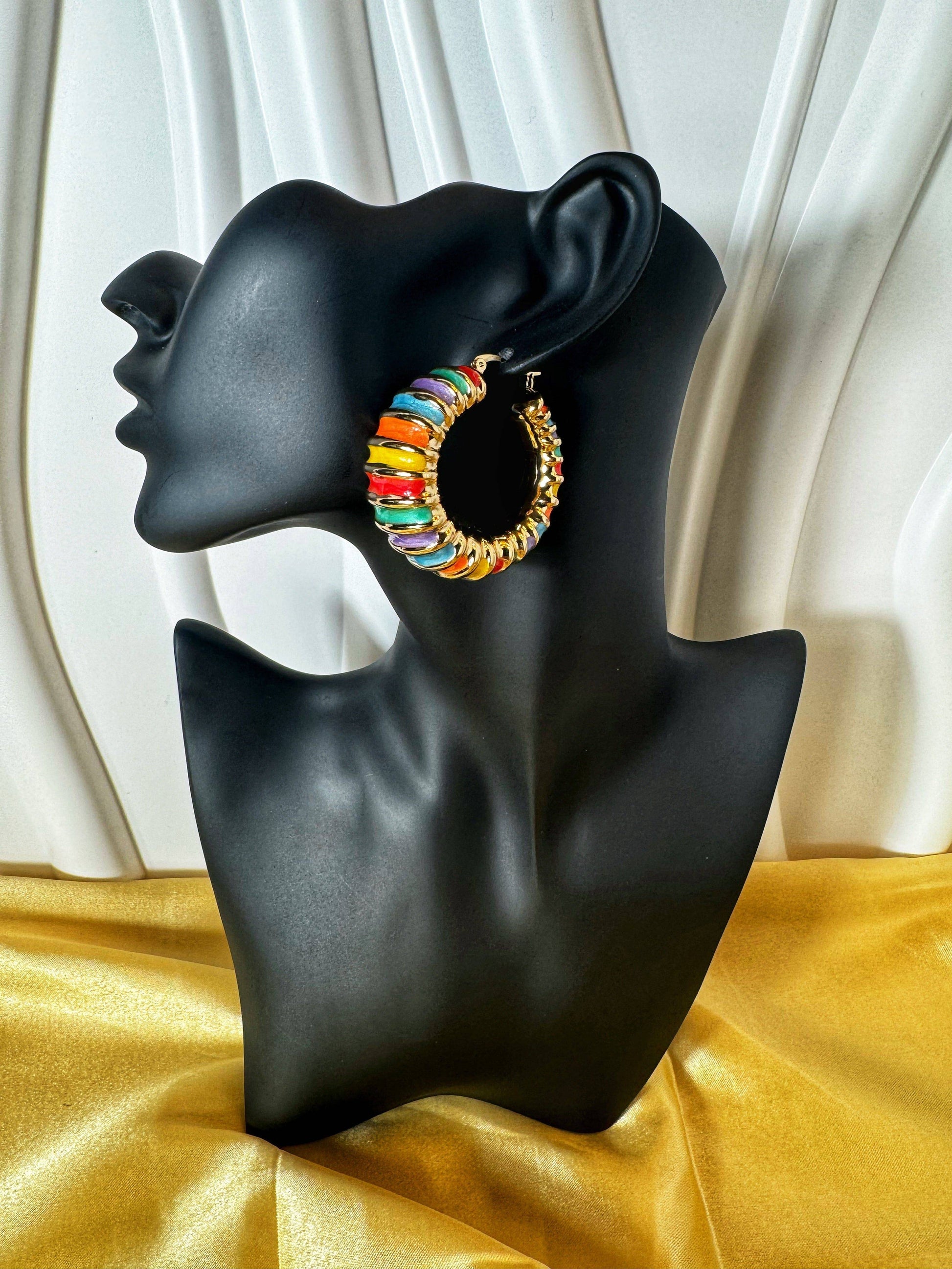 Rainbow Hoops - The Brand By Teneshia B.