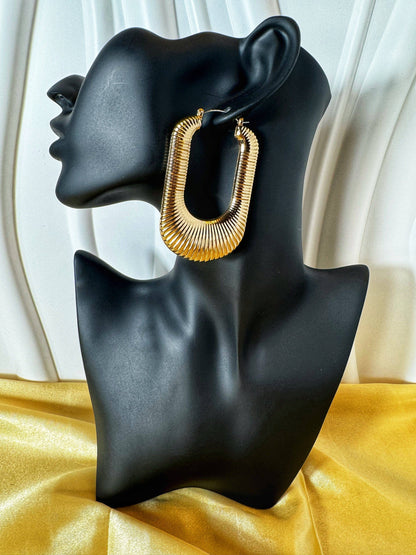 Brass Hoops - The Brand By Teneshia B.