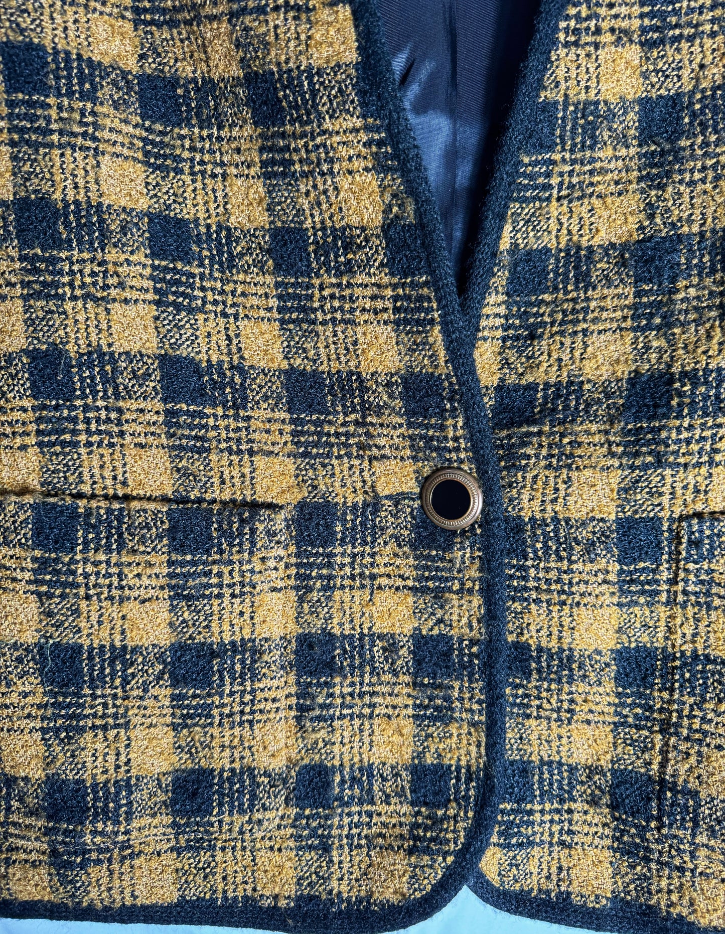 Vintage Wool Plaid Blazer - The Brand By Teneshia B.