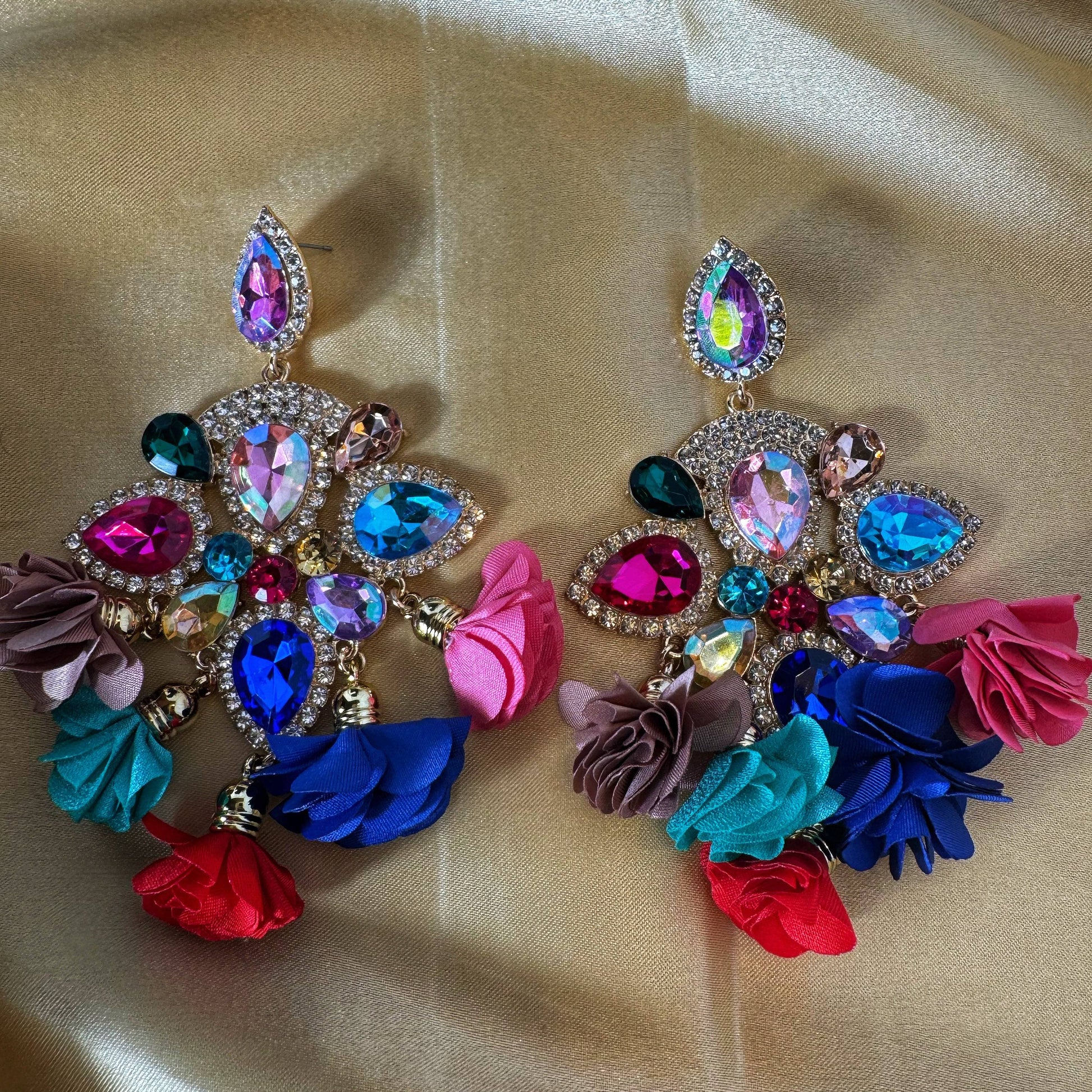 Flower Tassel Earrings - The Brand By Teneshia B.