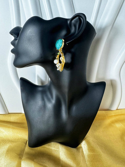 Flower Cluster Earrings - The Brand By Teneshia B.