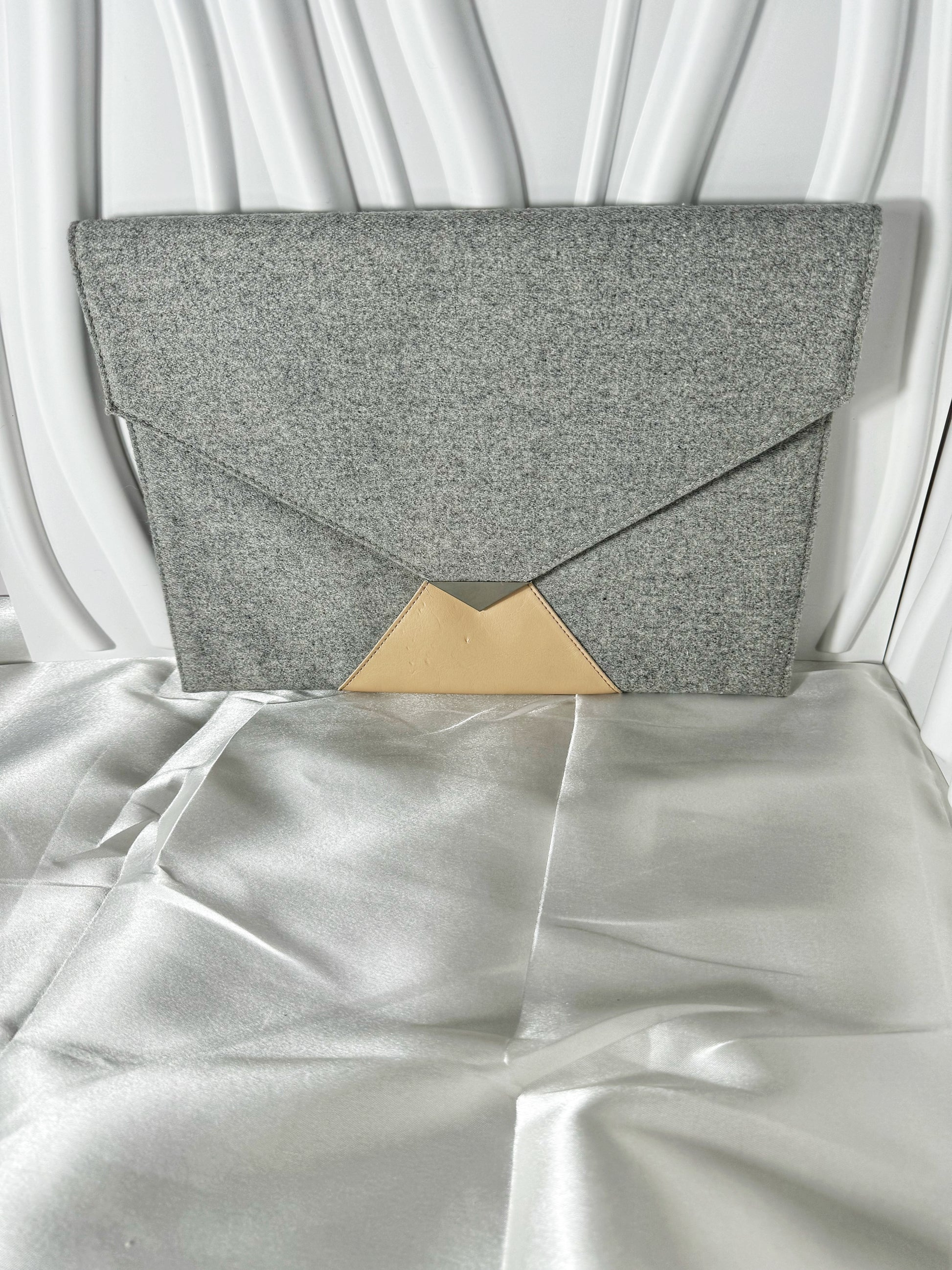 Gray Clutch - The Brand By Teneshia B.