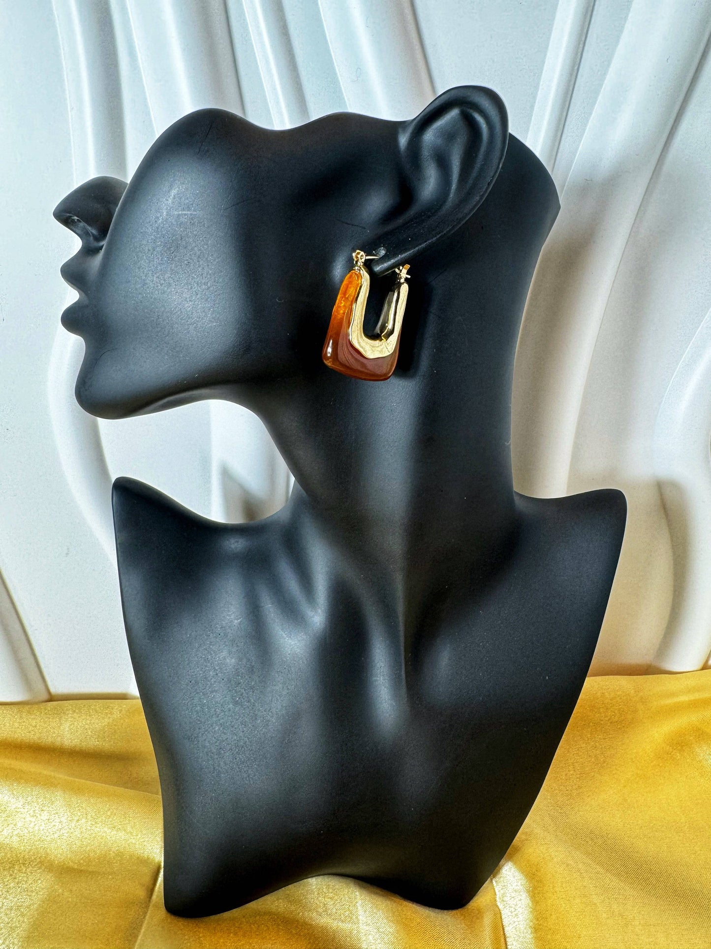 U Shape Resin Earrings - The Brand By Teneshia B.