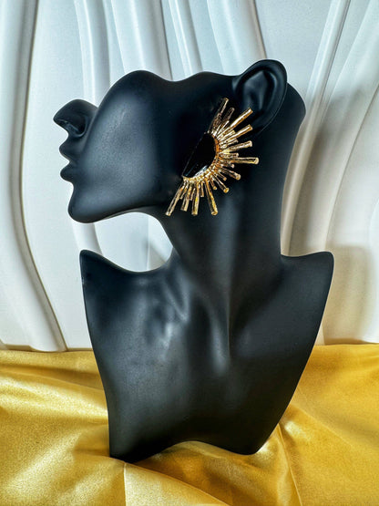 Fan-Shaped Earrings - The Brand By Teneshia B.