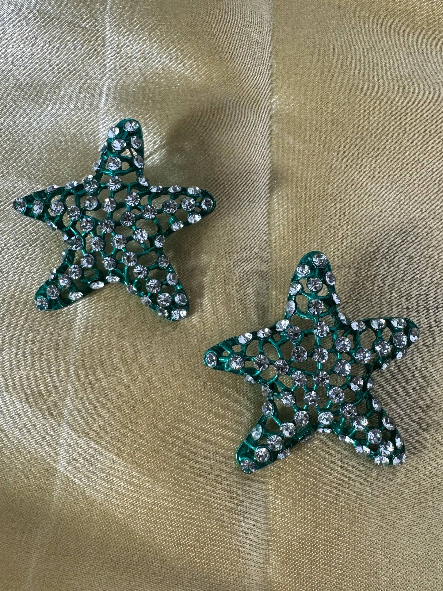 Green Starfish Earrings - The Brand By Teneshia B.