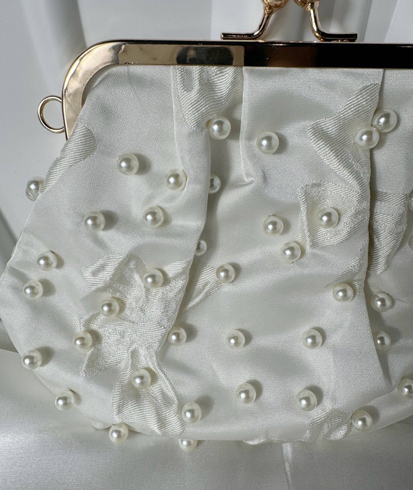 Pearl Embellished Clutch - The Brand By Teneshia B.