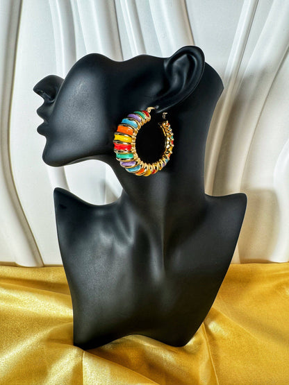 Rainbow Hoops - The Brand By Teneshia B.