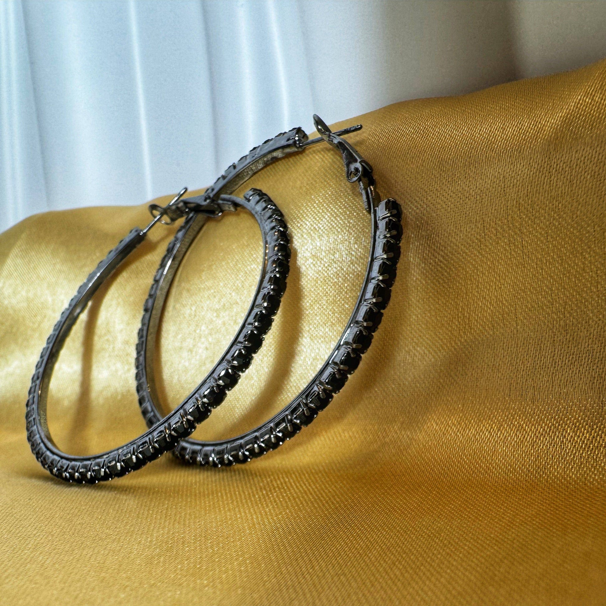 Rhinestone Hoops - The Brand By Teneshia B.