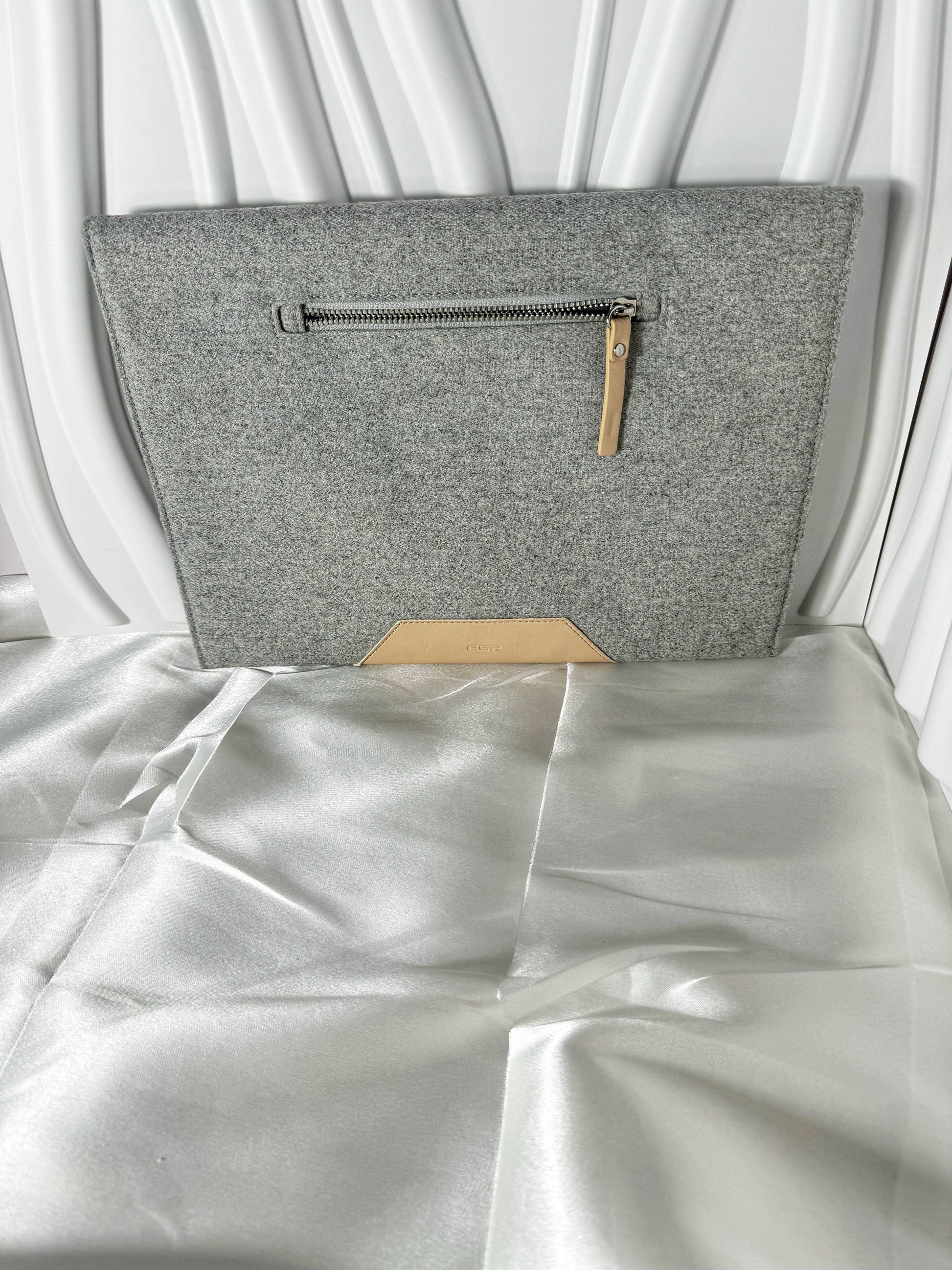 Gray Clutch - The Brand By Teneshia B.