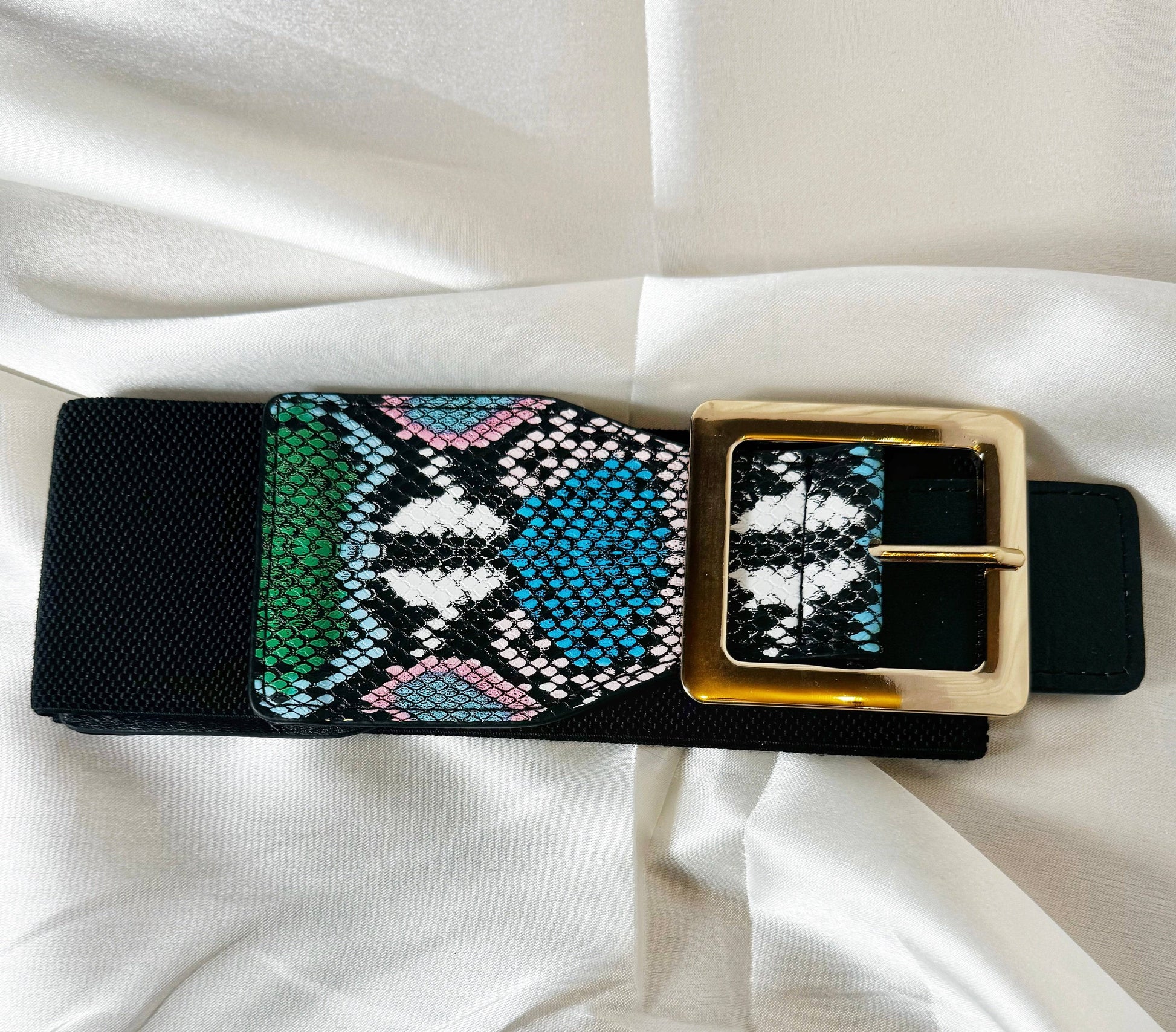 Snake Print Belt - The Brand By Teneshia B.