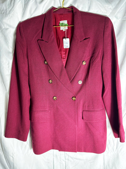 Merlot Wine Blazer - The Brand By Teneshia B.