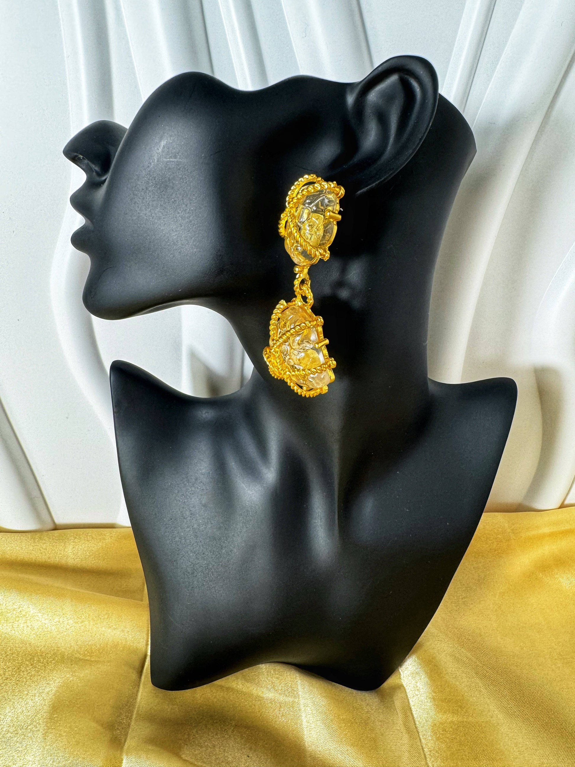 Glass Drop Earrings - The Brand By Teneshia B.