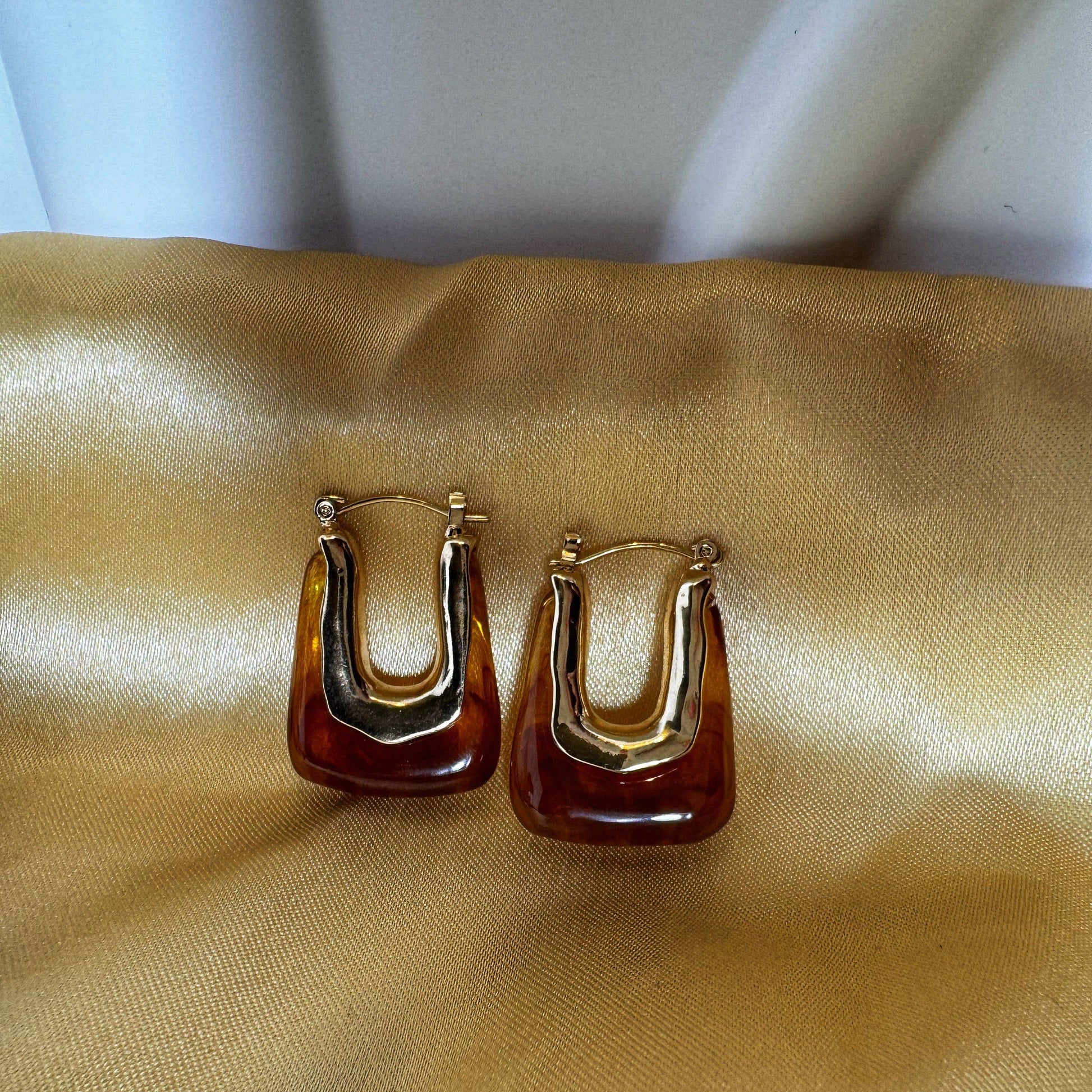 U Shape Resin Earrings - The Brand By Teneshia B.