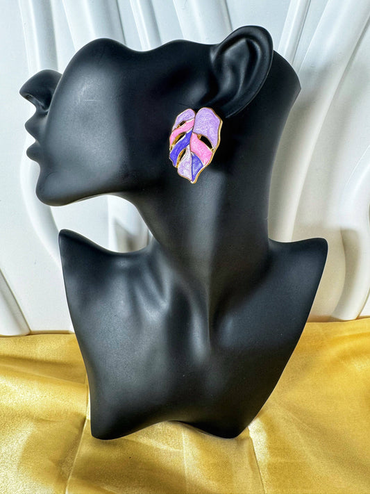 Leaf Stud Earrings - The Brand By Teneshia B.