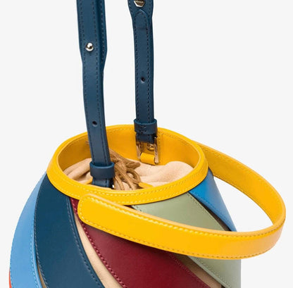 Colorful Patchwork Bucket - The Brand By Teneshia B.