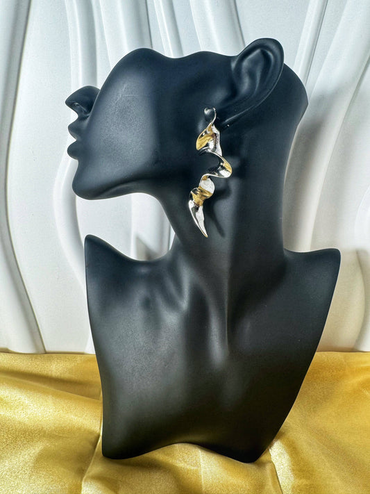 Spiral Statement Earrings - The Brand By Teneshia B.