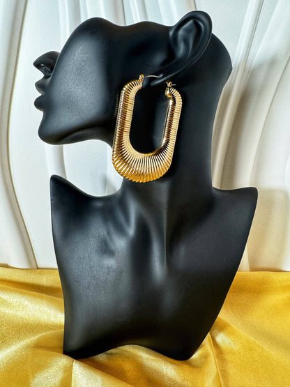 Brass Hoops - The Brand By Teneshia B.