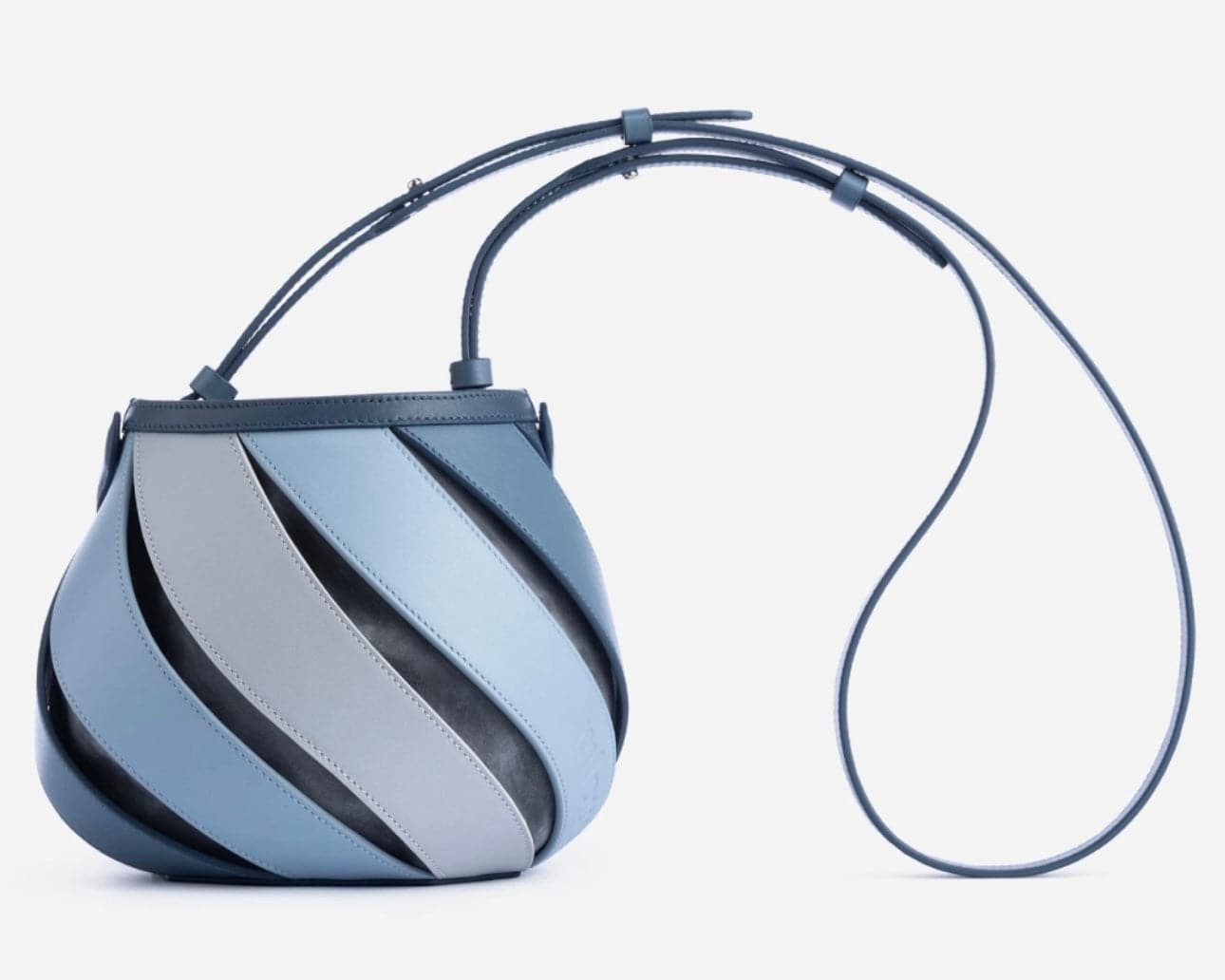 Blue Bucket Bag - The Brand By Teneshia B.