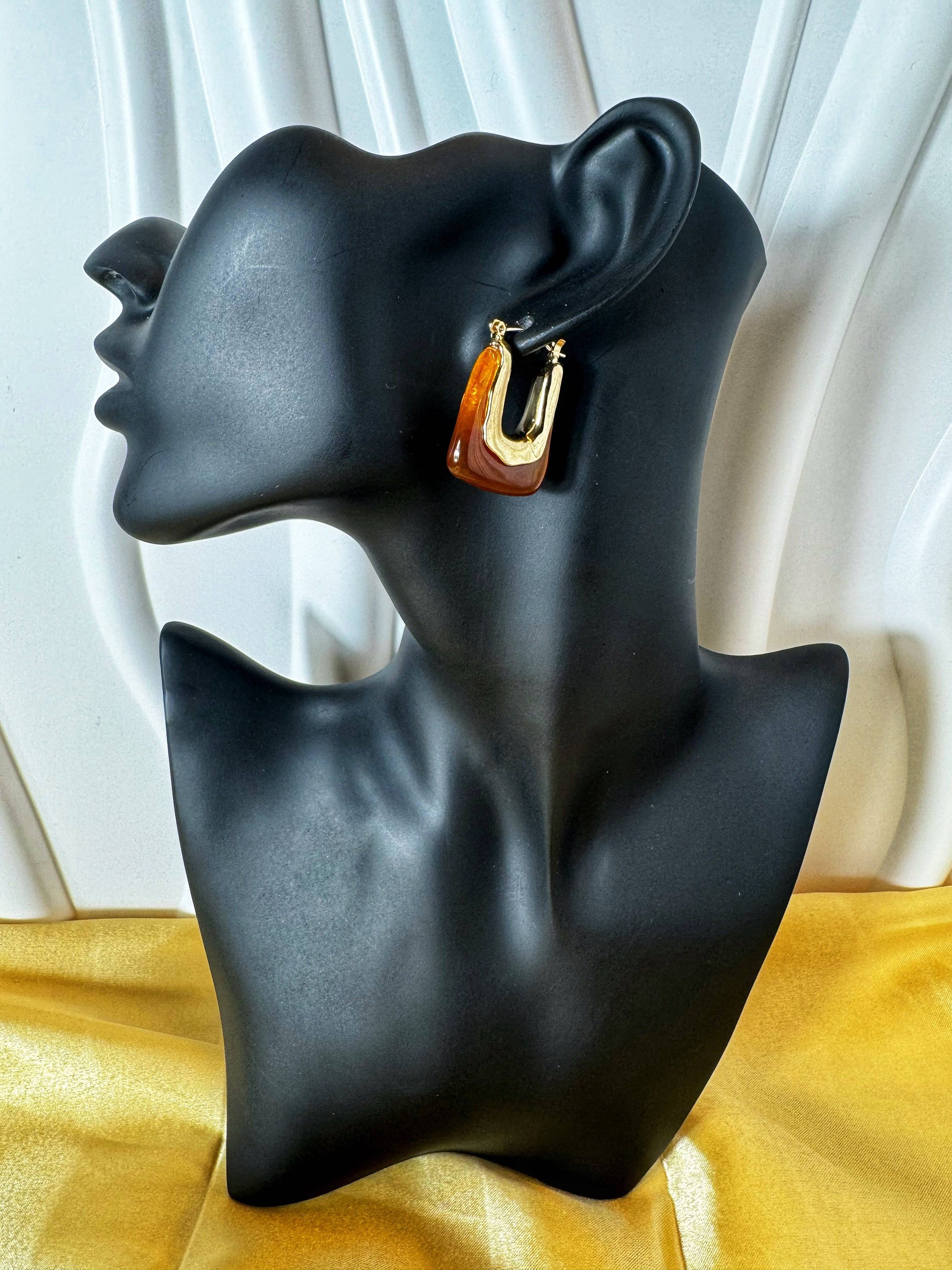 U Shape Resin Earrings - The Brand By Teneshia B.