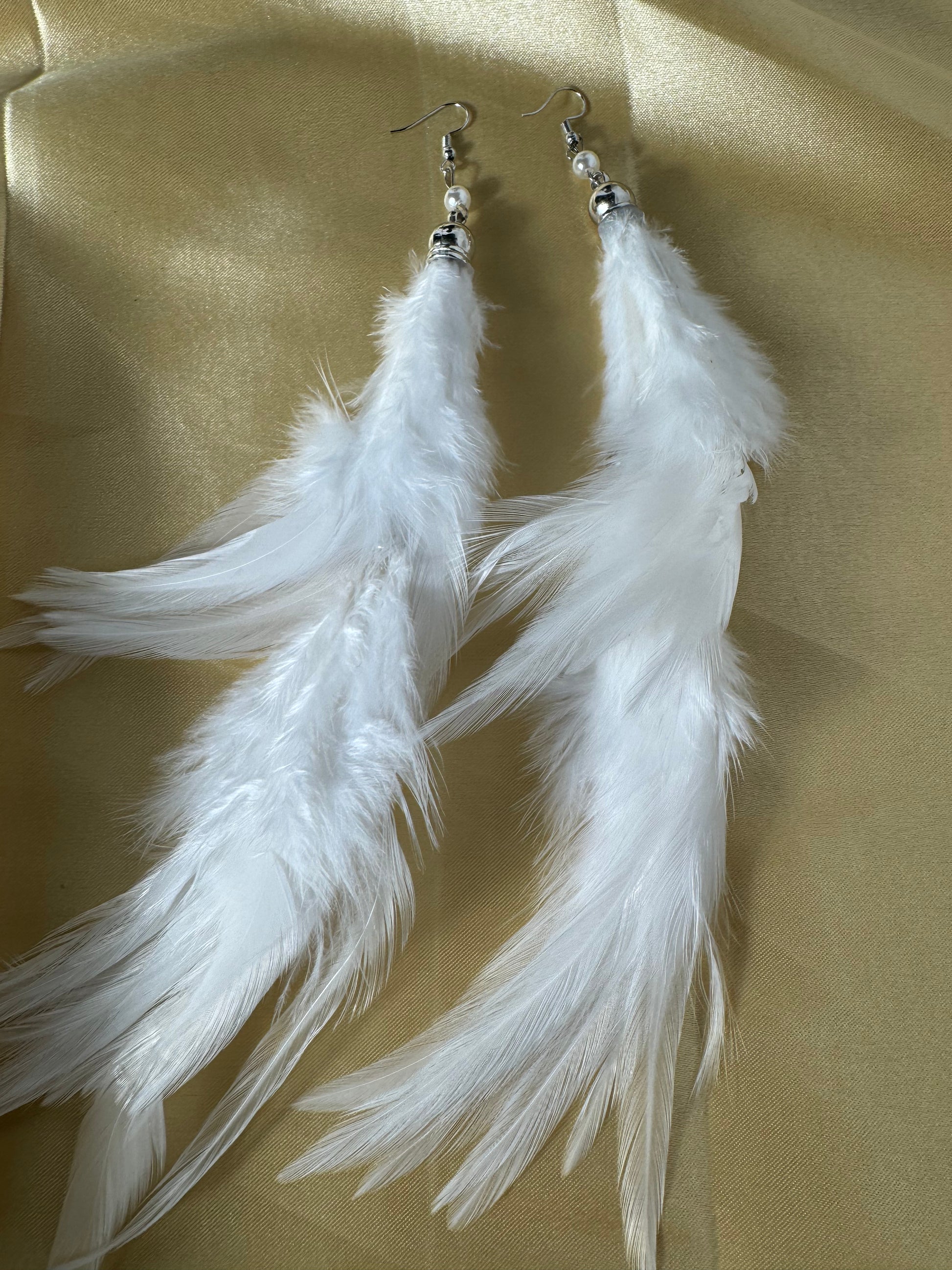 Feather Dangle Earrings - The Brand By Teneshia B.